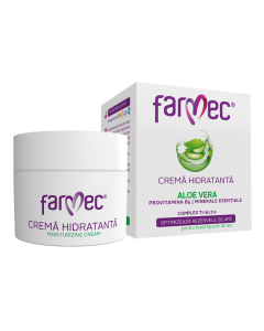 Farmec Crema hidratanta cu Aloe Vera, 50ml