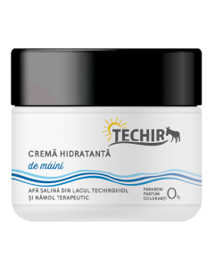 Crema hidratanta de maini cu namol, 50 g, Techir