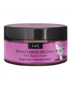 Crema pentru corp cu magnolie si piper roz, 200 ml LaQ