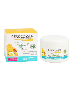 Crema hidratanta ten uscat Natural Miere, 100 ml, Gerocossen