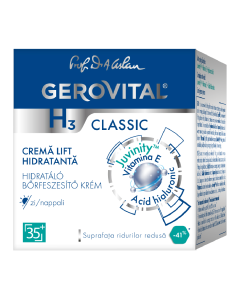 Crema lift hidratanta de zi H3 Classic, 50 ml, Gerovital