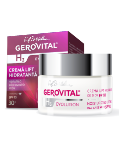 Gerovital H3 Evolution Crema lift hidratanta SPF10, 50ml