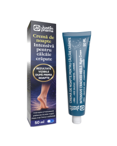 Crema de noapte pentru calcaie crapate 50ml, Justin Pharma