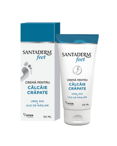 Crema pentru calcaie crapate Santaderm 4feet, 50 ml, Viva Pharma