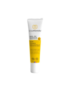 Crema pentru ingrijirea buzelor Bio cu 10% miere de manuka, IAA15+, 15ml, Cicamanuka