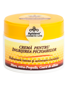 Crema pentru ingrijirea picioarelor, 50 ml, Apidava