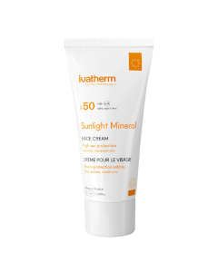 Crema pentru protectie solara ridicata SPF50, Sunlight Mineral, 50 ml, Ivatherm