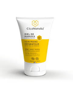 Crema reparatoare pentru ingrijirea mainilor 5% miere de Manuka IAA15+, 50ml, CicaManuka