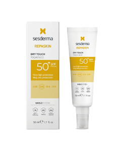 Crema pentru fata cu protectie solara SPF 50 Dry Touch Repaskin, 50 ml, Sesderma