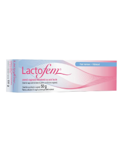 Crema vaginala hidratanta cu acid lactic, 50 g, Lactofem