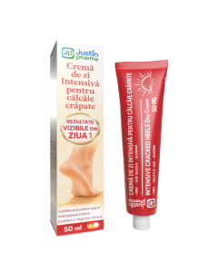 Crema de zi intensiva pentru calcaie crapate 50ml, Justin Pharma