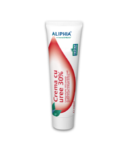 Crema cu uree 30% cu miros de tei, 125 ml, Aliphia