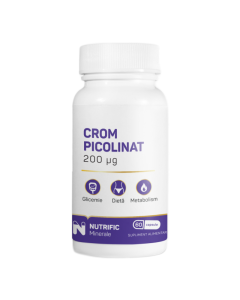 Crom picolinat 200mcg, 60 capsule, Nutrific