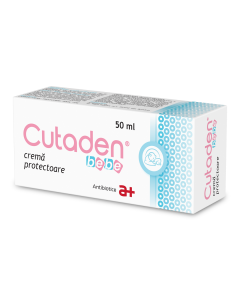 Crema protectoare tub Cutaden Bebe, 50 ml, Antibiotice SA