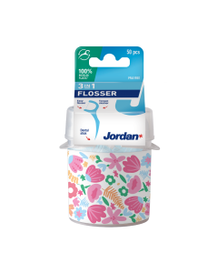 Cutie ata dentara cu suport, 50 bucati, Jordan