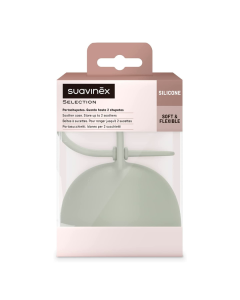 Cutie din silicon pentru suzeta Colour Essence, verde, Suavinex