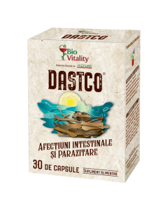 Bio Vitality Dastco pentru afectiuni intestinale, 30 capsule