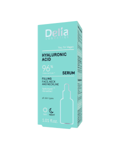 Ser cu acid hialuronic, 30ml, Delia 
