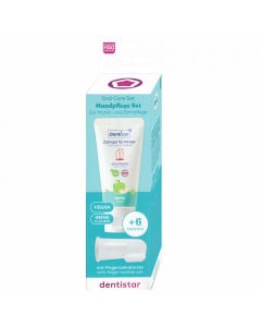 Dentistar Set Pasta de dinti 30ml + Degetar moale din silicon
