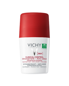 Deodorant roll-on antiperspirant clinical control 96H, 50 ml, Vichy