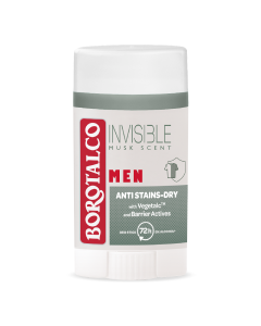Deodorant stick pentru barbati Invisible, 40 ml, Borotalco