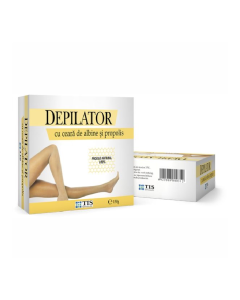 Depilator cu ceara de albine si propolis, 150 g, Tis Farmaceutic