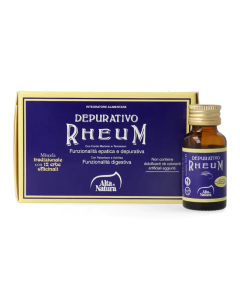 Depurativo Rheum ficat si detoxifiere organism, 8 bucati x 10 ml, Alta Natura