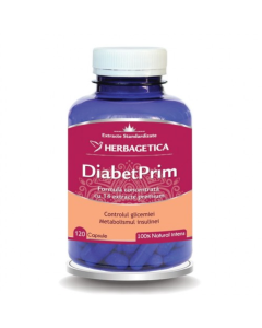 DiabetPrim, 120 capsule, Herbagetica