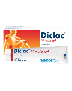 Diclac gel, 50 mg/g, 150 g, Sandoz
