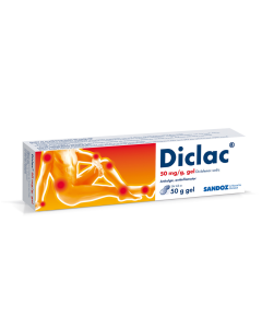 Diclac gel, 50 mg/g, 50 g, Sandoz