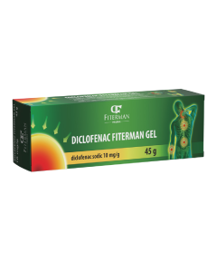 Diclofenac gel, 10 mg / g, 45 g, Fiterman