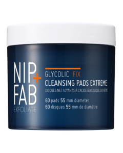 Dischete pentru curatarea fetei, Glycolic Fix X-treme Pads, 60 bucati, NIP+FAB