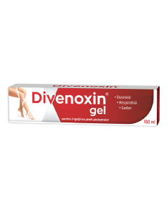 Divenoxin gel pentru picioare obosite, 100 ml, Zdrovit