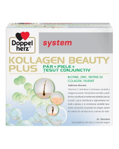 Kollagen System Beauty Plus, 30 flacoane, Doppelherz