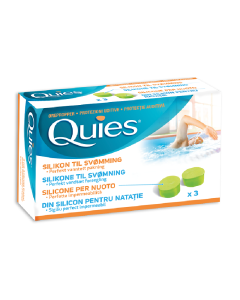 Dopuri din silicon pentru inot, 6 bucati, Quies