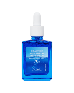 Ser facial intens hidratant cu 70% apa de bambus Aqua Marine Deep Serum, 30 ml, Dr. Althea