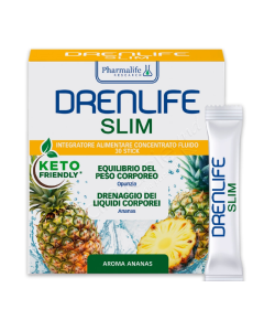 Drenlife Slim Stick aroma de ananas, 30 plicuri*10ml, Pharmalife