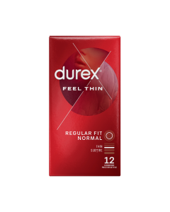 Prezervative Durex, Feel Thin, 12 bucati. 