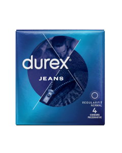 Prezervative Jeans, 4 bucati, Durex