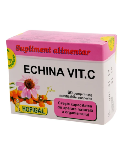 Echina Vitamina C, 60 comprimate, Hofigal