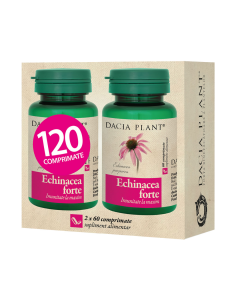 Echinaceea forte, 60 capsule 1+1 cadou, Dacia Plant