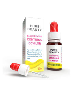 Elixir pentru conturul ochilor Pure Beauty, 20ml, Justin Pharma
