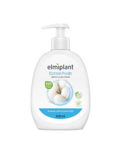 Sapun lichid crema Bumbac si Provitamina B5, 500ml, Elmiplant 