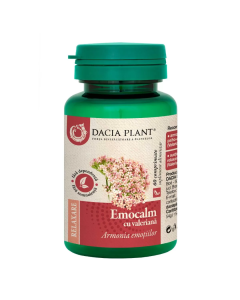 Emocalm cu valeriana, 60 comprimate, Dacia Plant