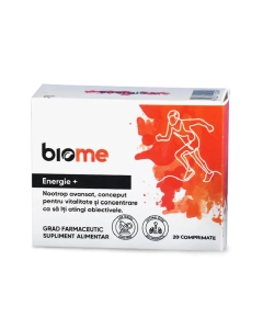 Energie+, 20 comprimate, Biome