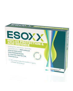 Esoxx Reflux Protection&Acid Defence, 20 comprimate, Alfasigma