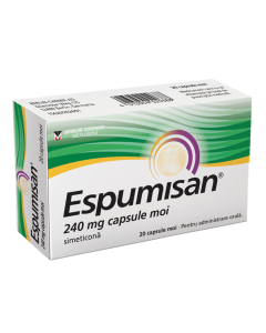 Espumisan, 240 mg, 20 capsule moi, Berlin-Chemie