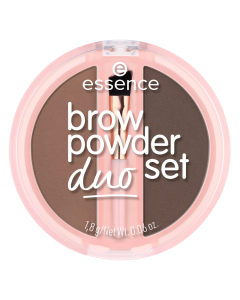 Set pentru sprancene Brow Powder, 02 Medium, 1,8 g, Essence