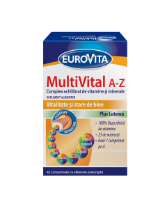 Eurovita multivital A-Z, 42 comprimate cu eliberare prelungita