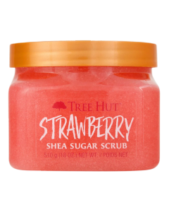 Scrub exfoliant corp cu aroma de Capsuni, 510g, Tree Hut